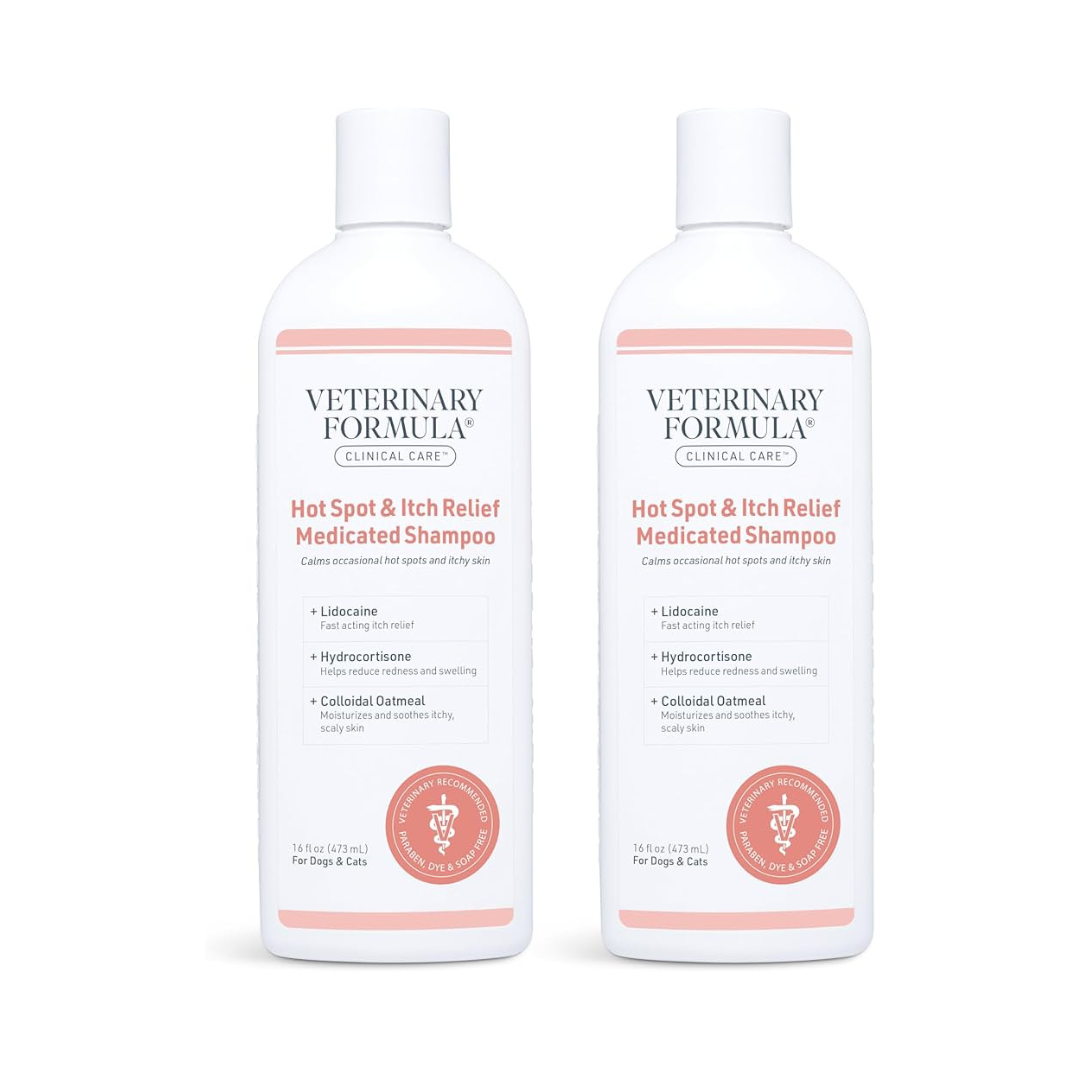 (2 Pack) Hot Spot & Itch Relief Shampoo 16fl oz