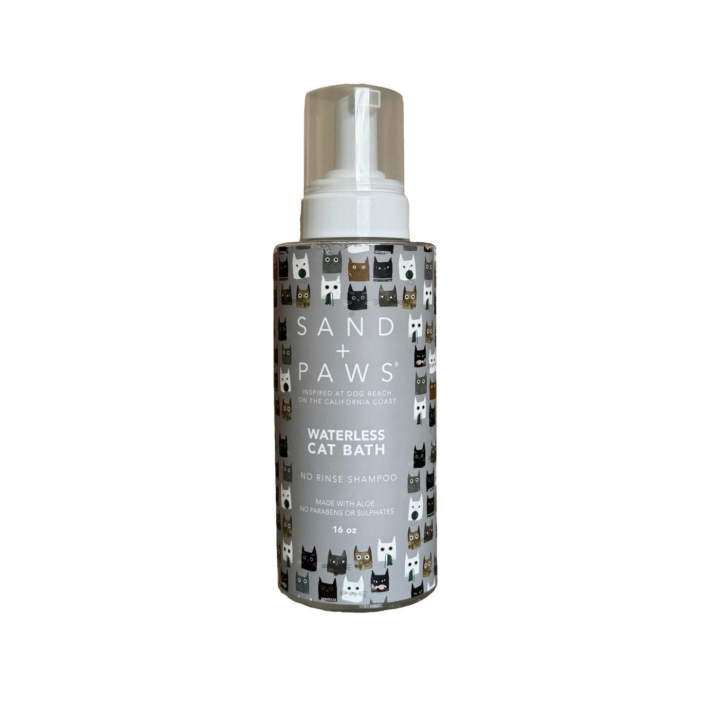 Cat Shampoo Sand + Paws Waterless Cat Bath