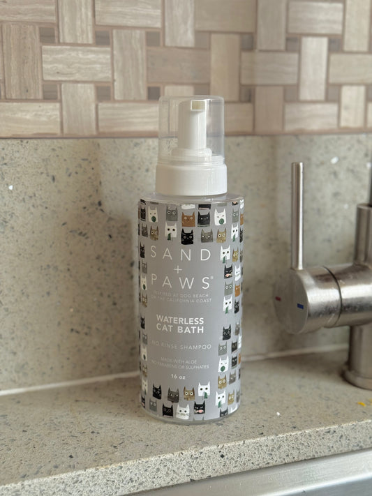 Cat Shampoo Sand + Paws Waterless Cat Bath
