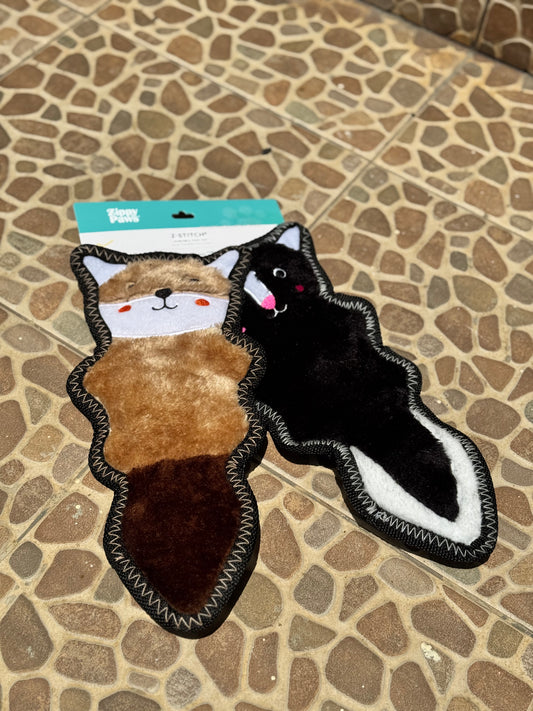 Zippy Paws Double Chipmunk DogToy (2pc set)