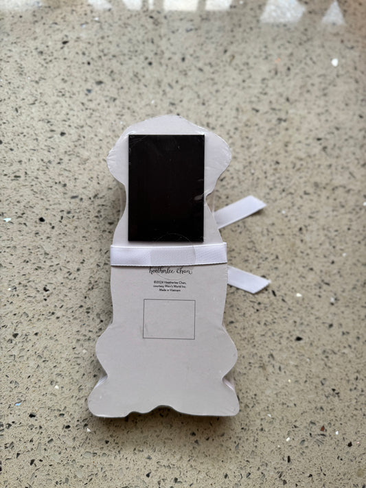 Dog Shaped Fridge Magnet Notepad and Pen
