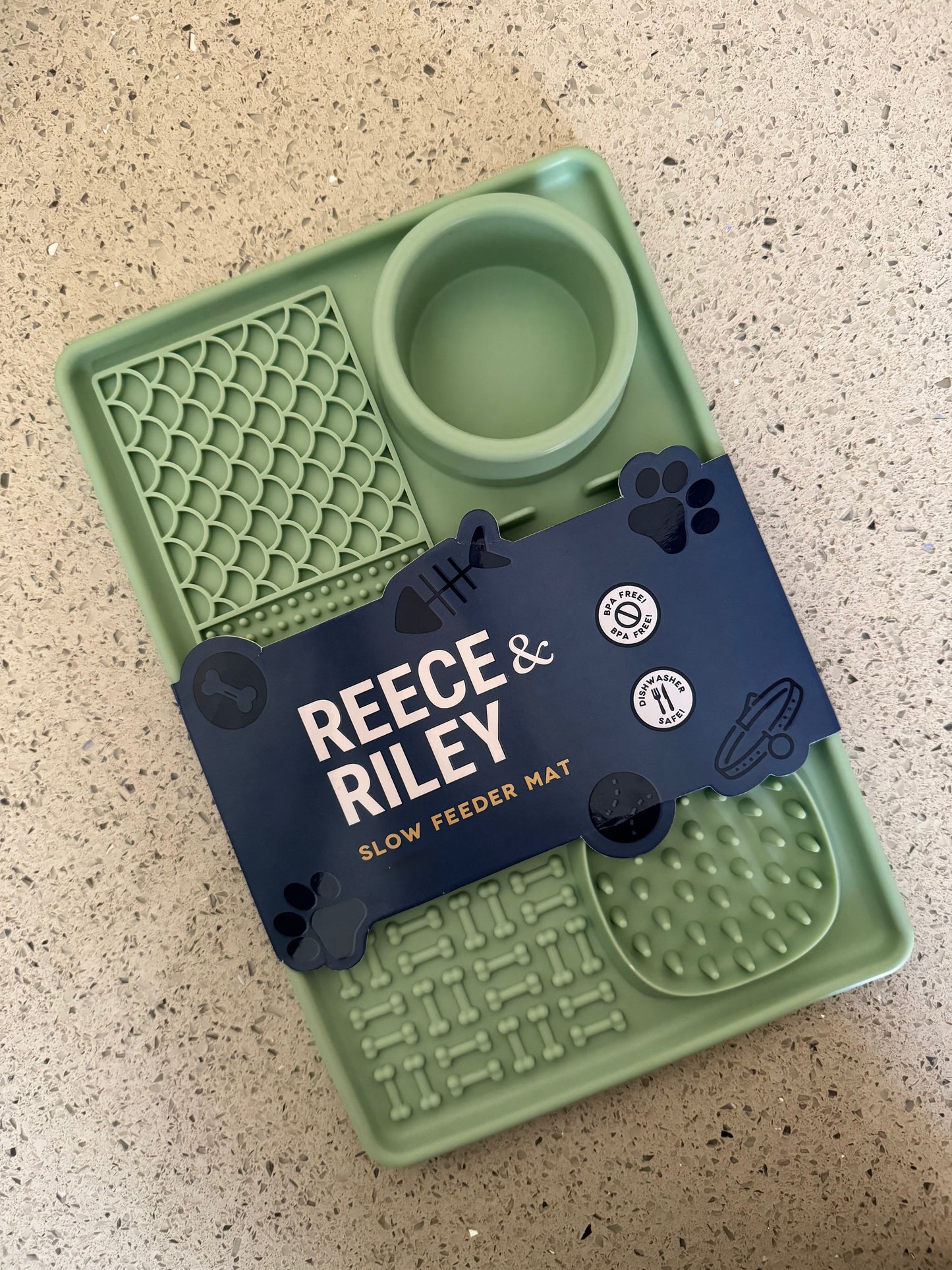 REECE & RILEY Slow Feeder Lick Mat Large