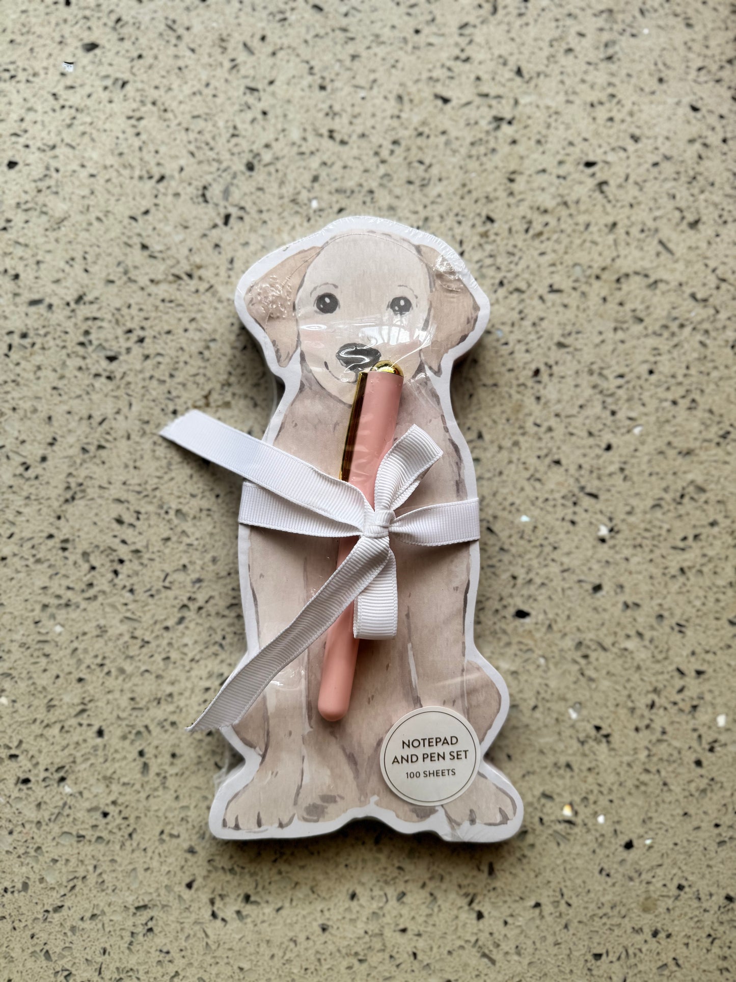 Dog Shaped Fridge Magnet Notepad and Pen