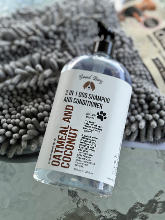 Good Boy 2 in 1 Dog Shampoo & Conditioner 838ml (Oatmeal & Coconut)
