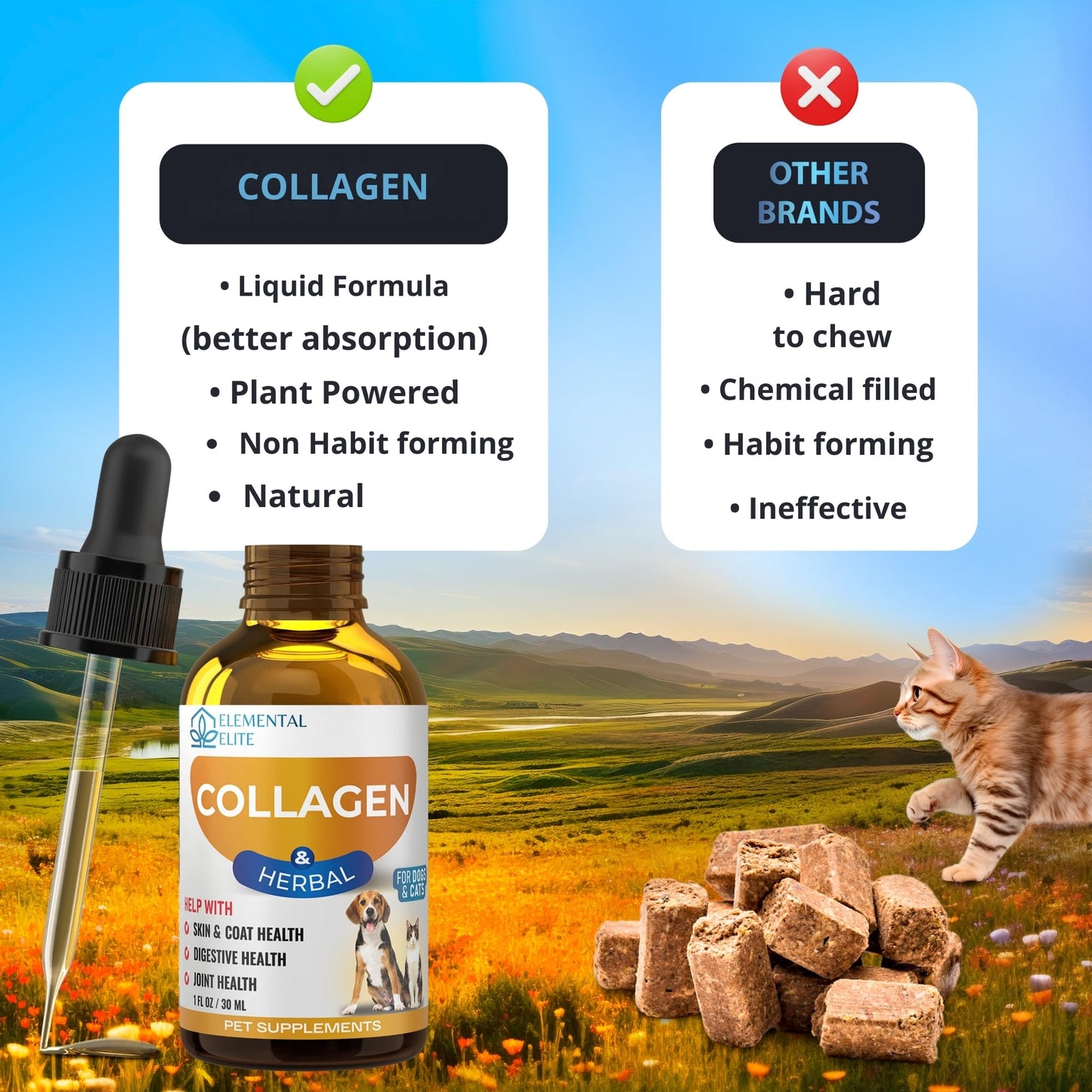 Liquid Collagen for Dogs and Cats 30ml