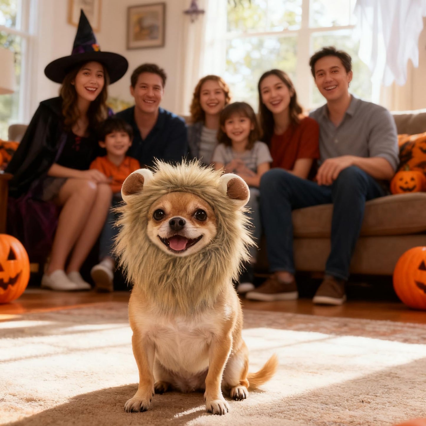 Lion Mane Costume for Cats