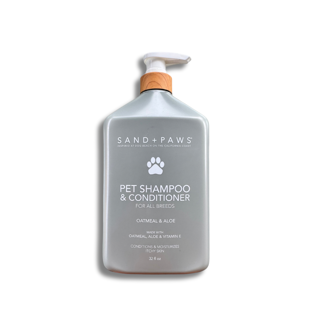Sand + Paws Pet Shampoo & Conditioner Oatmeal and Aloe 32fl oz