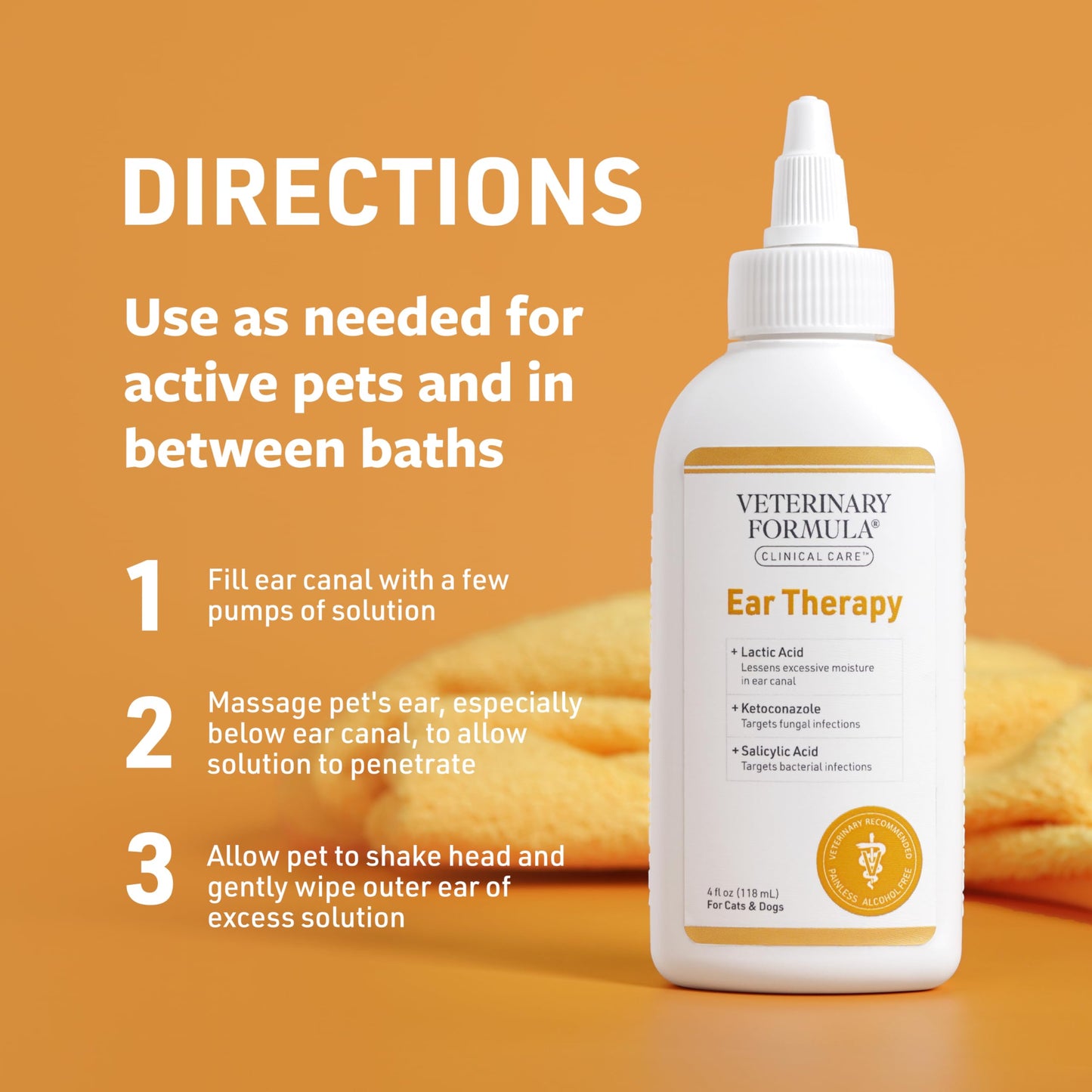 Veterinary Formula Clinical Care Ear Therapy 118ml