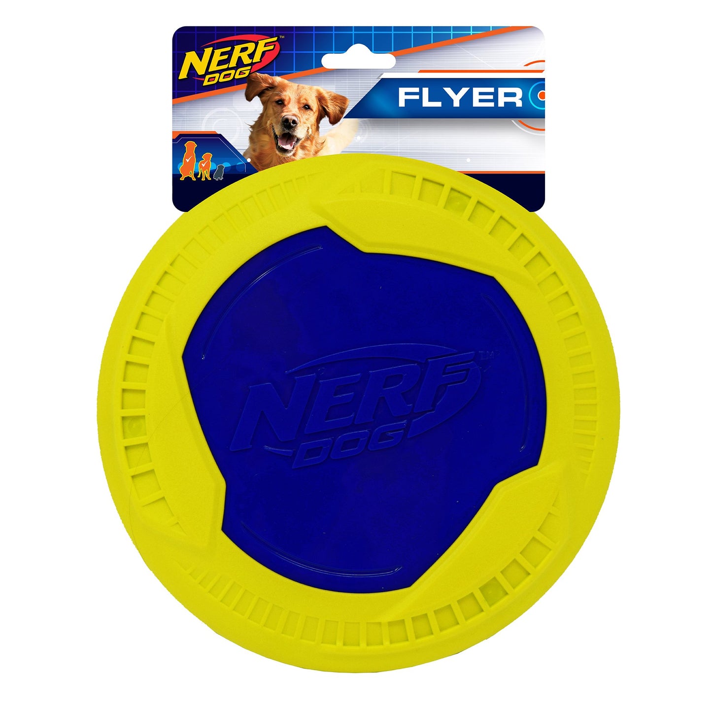 Nerf Dog SUPER SQUEAKER Dog Flyer