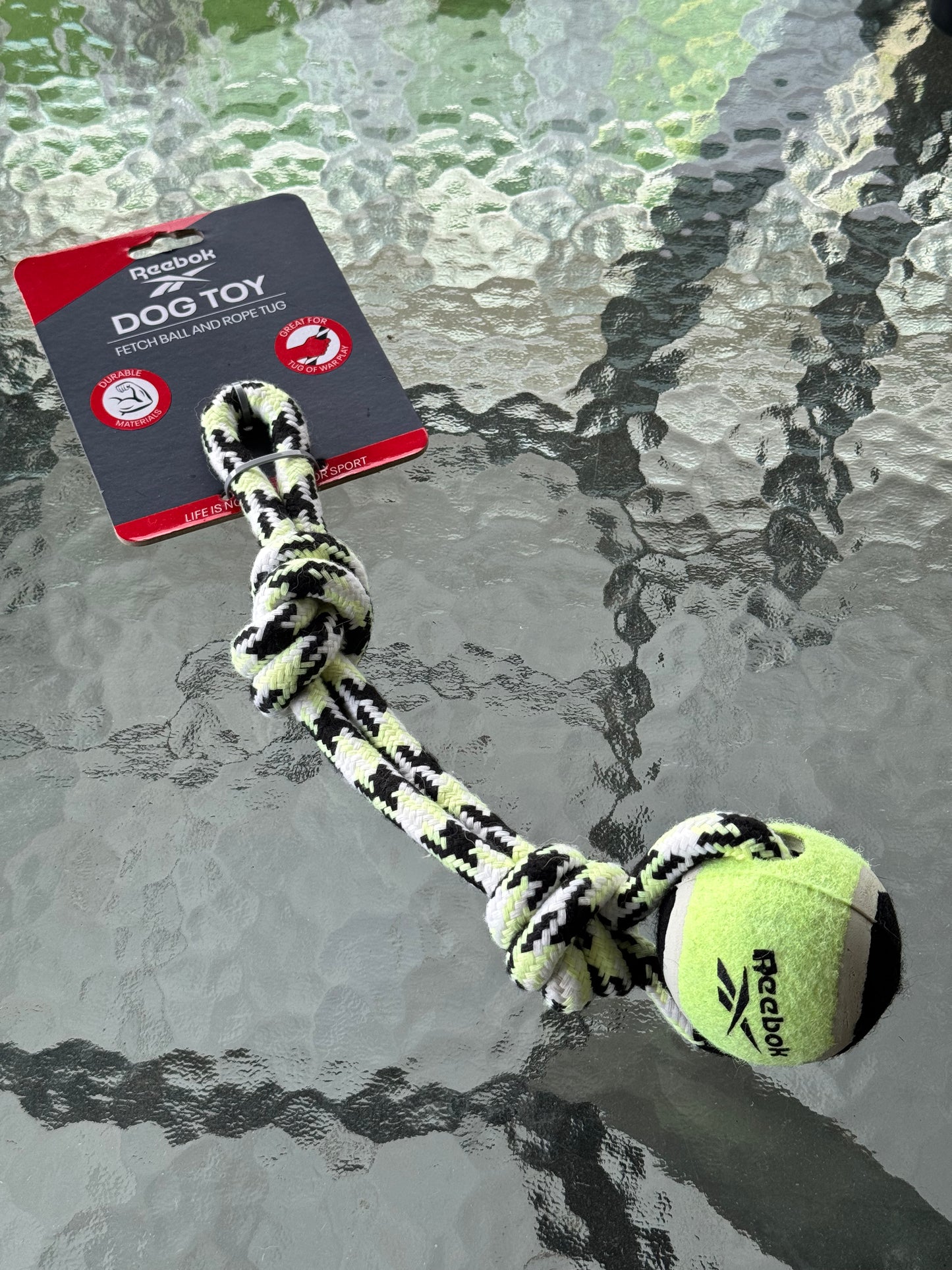 Reebok Dog Toy Rope Tug & Chew