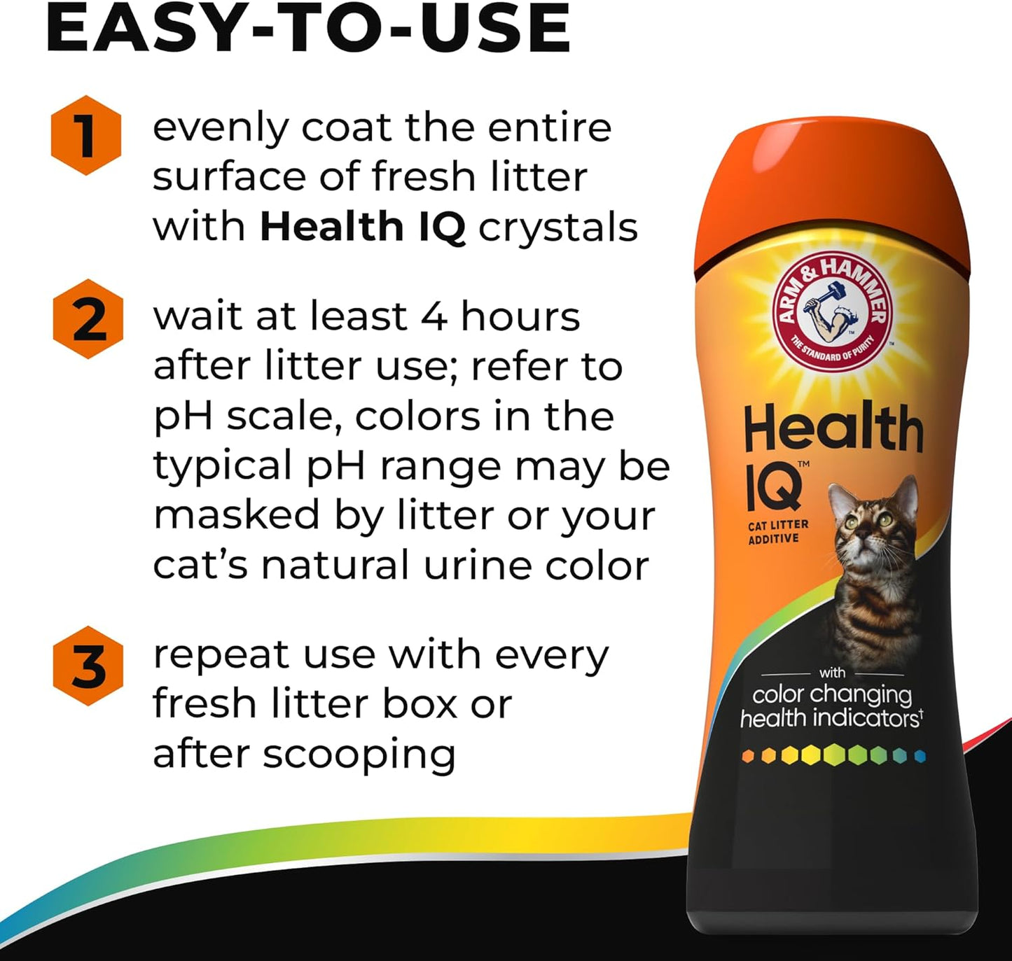 ARM & HAMMER Health IQ Cat Litter Additive, 10 oz