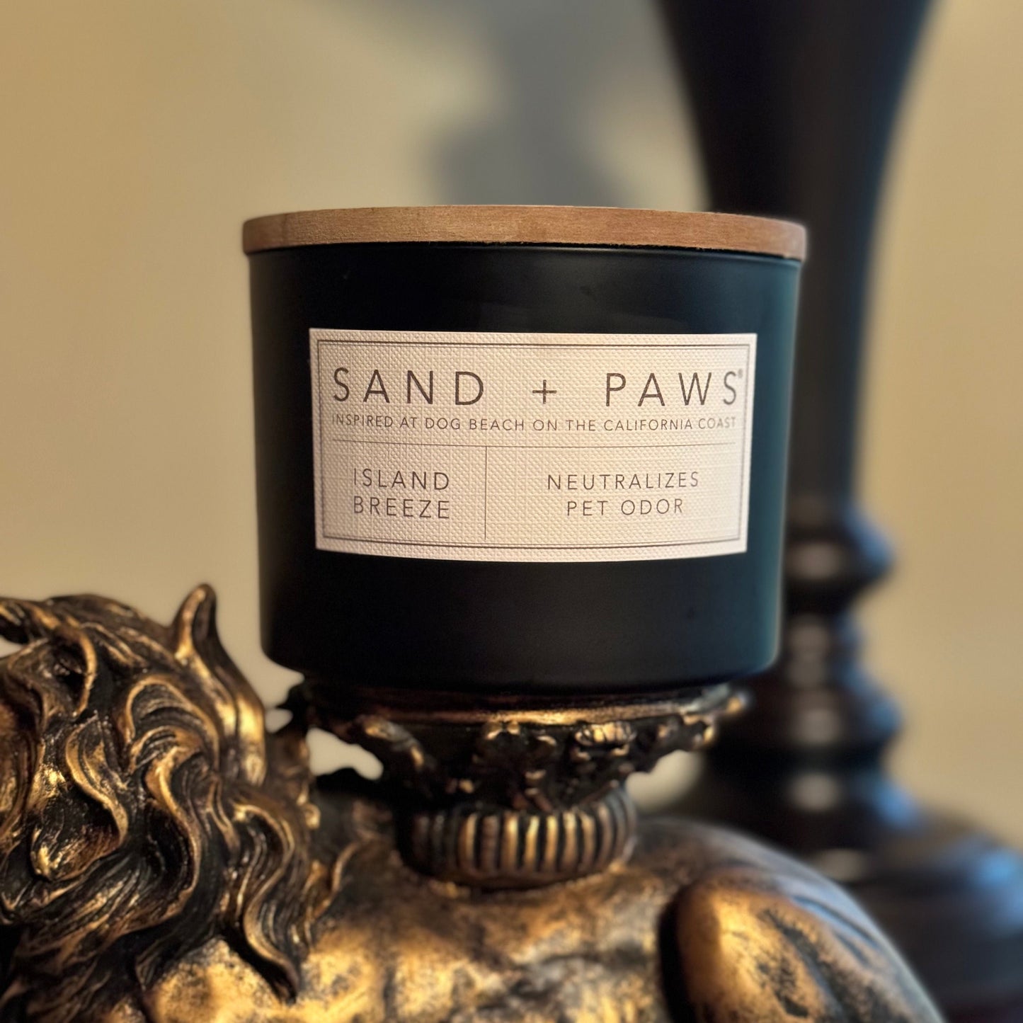 SAND + PAWS Scented Candle - Island Breeze 12 oz