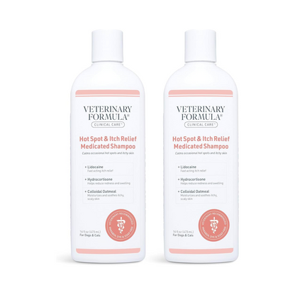 (2 Pack) Hot Spot & Itch Relief Shampoo 16fl oz