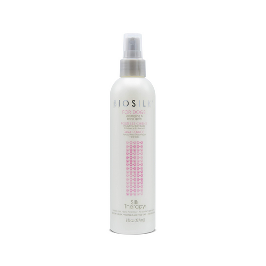 BIOSILK For Dogs Detangling and Shine Spray 8fl oz