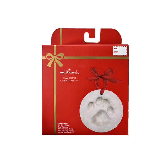 Hallmark Clay Paw Print Christmas Ornament Kit