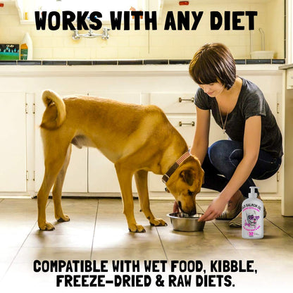 Wild Alaskan Salmon Oil for Dogs & Cats-Made in USA 8 oz