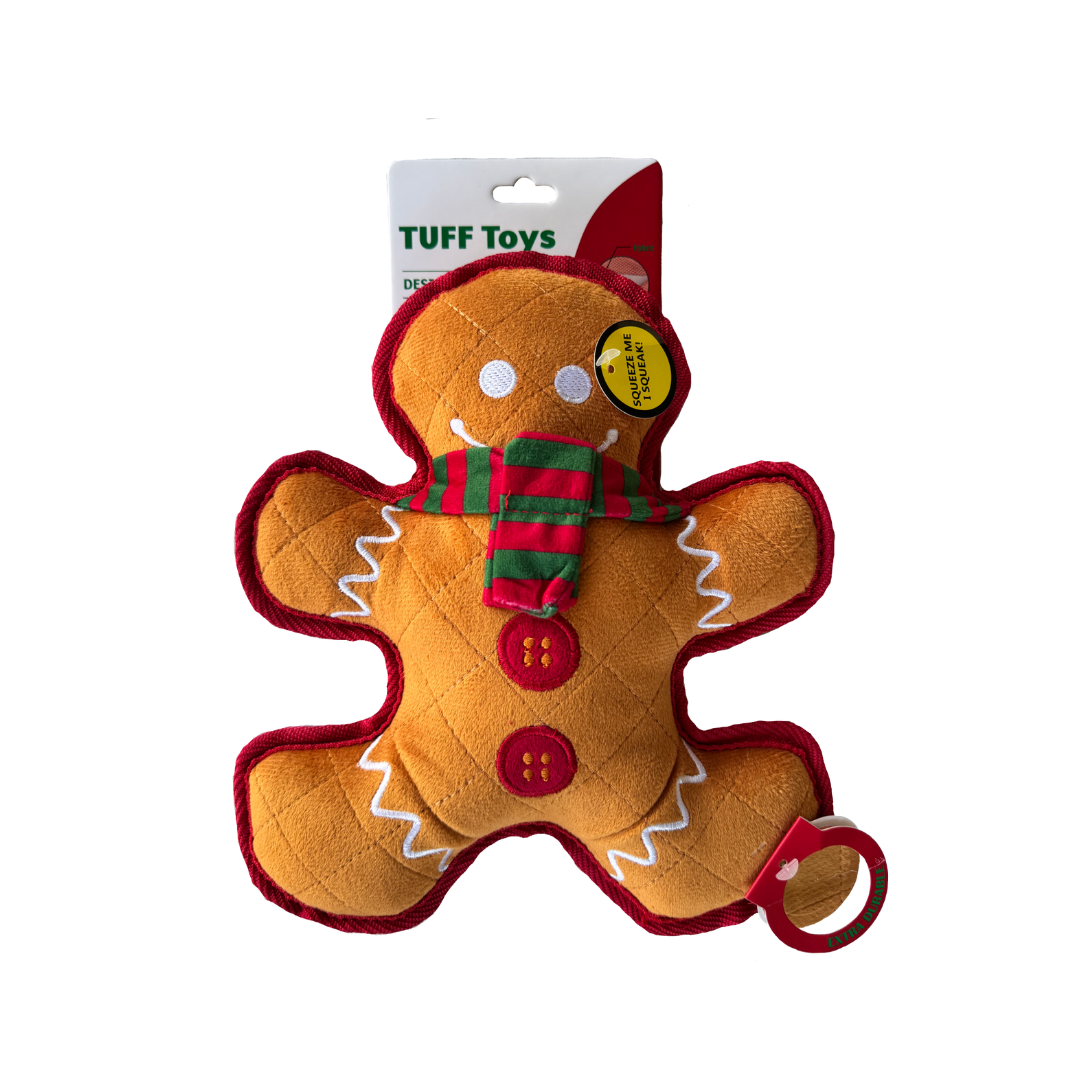 TUFF Toys Designed To Last Gingerbread Chew Toy