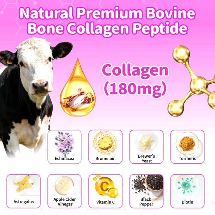 Liquid Collagen for Dogs Skin Comfort & Calming, Dog Itch Relief & Anti-Scratching & Coat Supplement with Biotin 2fl oz