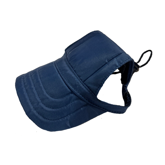 Navy Blue Baseball Dog Hat (SMALL)