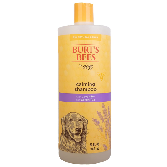 BURT’S BEES for Dogs Naturally Derived Calming Dog Shampoo with Lavender and Green Tea - pH Balanced for Puppies - 32 oz