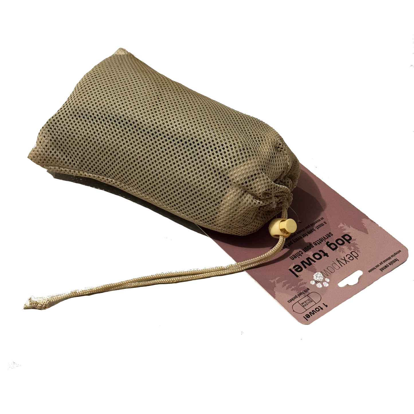 DEXYPAWS Dog Towel with Hand Pockets