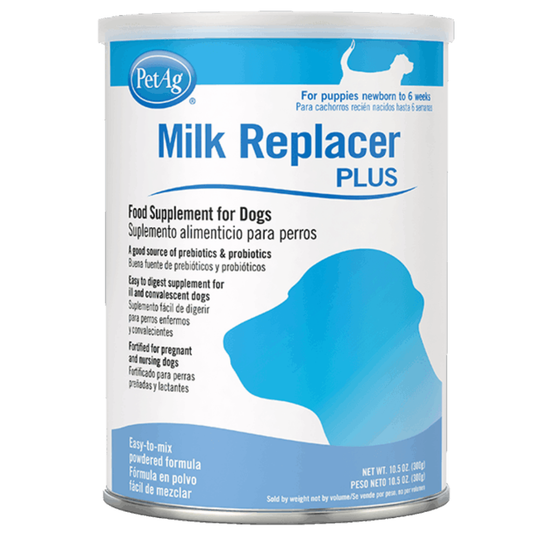 PET AG Milk Replacer Plus Powder for Puppies 10.5 oz