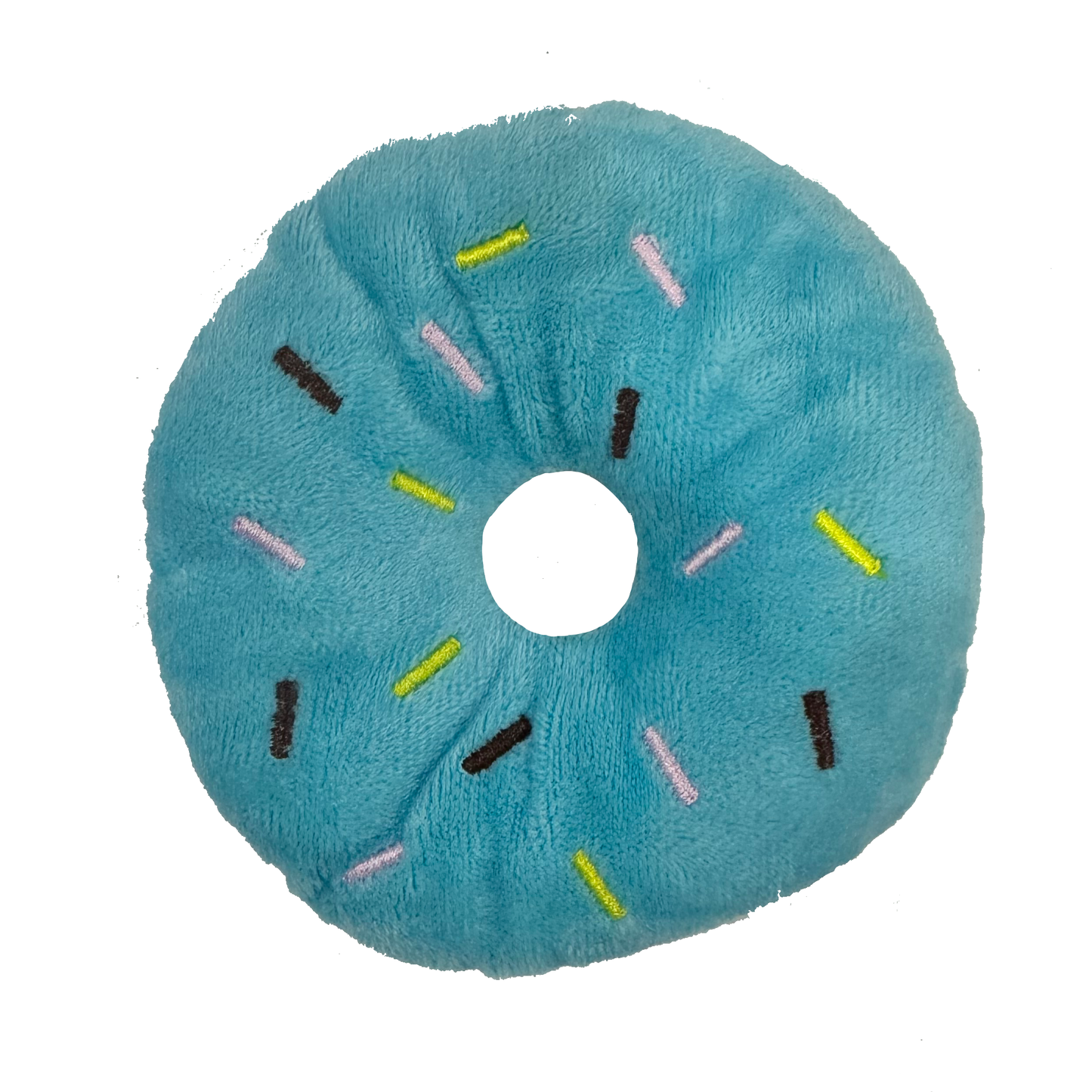 Small Donut Squeak Dog Toy