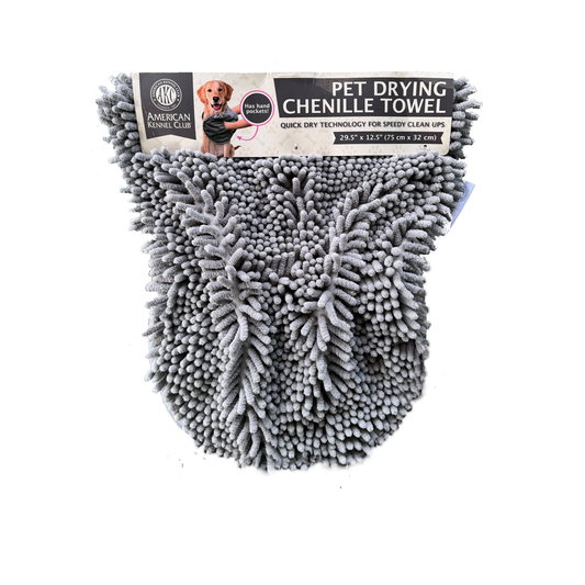 American Kennel Club Pet Chenille Drying Towel