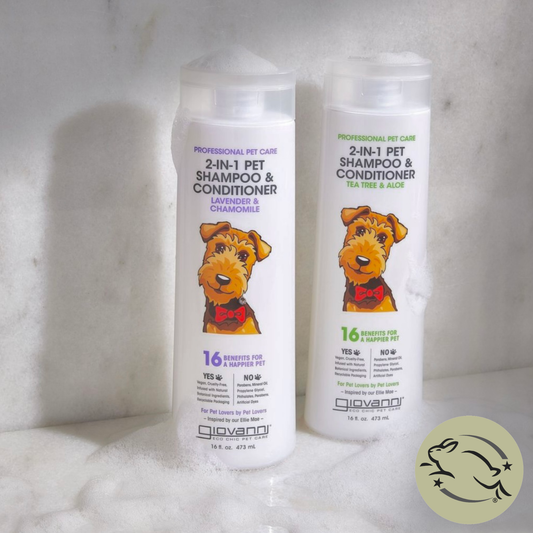 GIOVANNI PROFESSIONAL 2-IN-1 Pet Shampoo & Conditioner 16oz – TEA TREE & ALOE