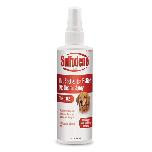 Hot Spot & Itch Relief Medicated Spray for Dog 8oz
