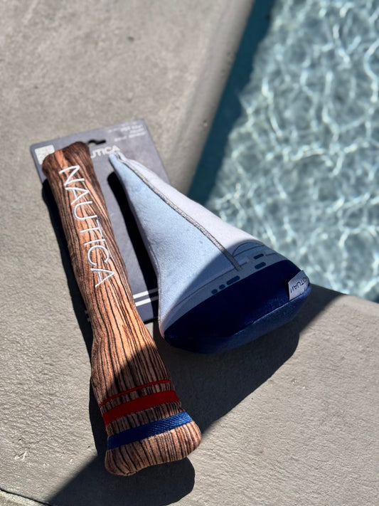 NAUTICA Floating Wood Paddle & Boat