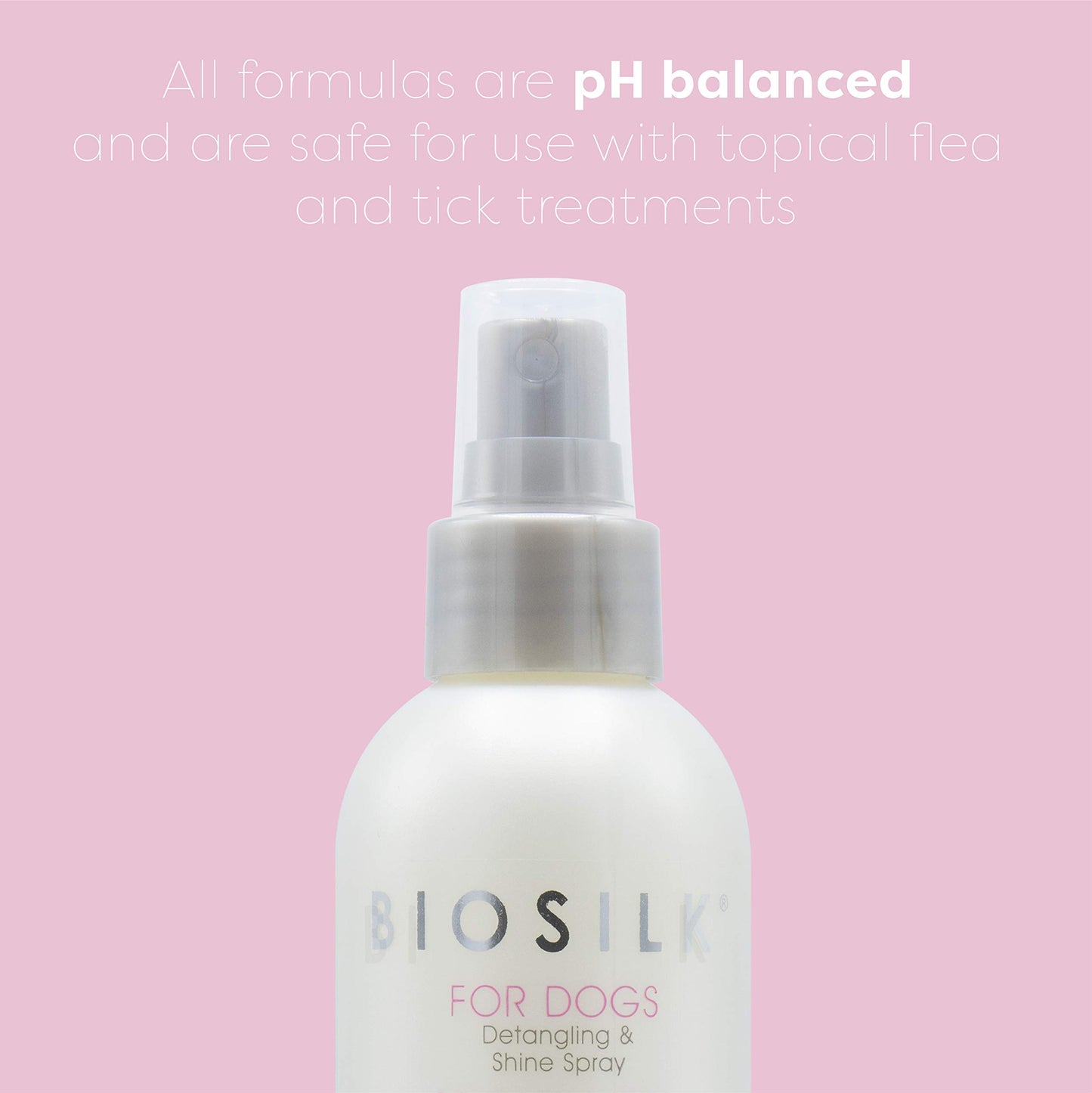 BIOSILK For Dogs Detangling and Shine Spray 8fl oz