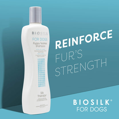 BIOSILK For Dogs Puppy Tearless Shampoo 12 fl oz
