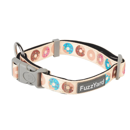 FUZZYARD Donut Dog Collar Large