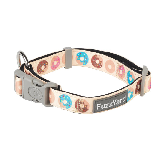 FUZZYARD Donut Dog Collar Large