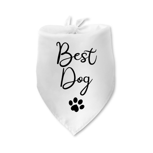 BEST DOG Wedding Bandana Prop