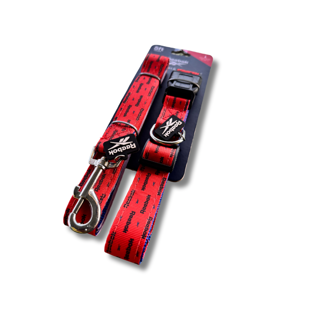 Reebok Dog 5ft Leash & Collar Set Large