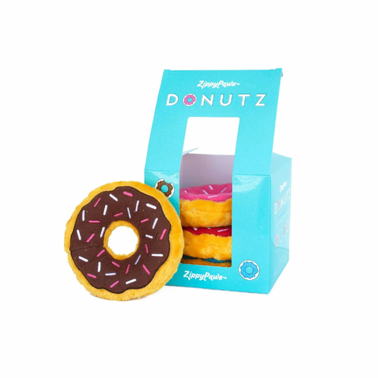 ZippyPaws - Original Donutz - No Stuffing, Squeak Dog Toy