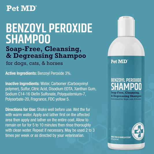 Benzoyl Peroxide Dog Shampoo