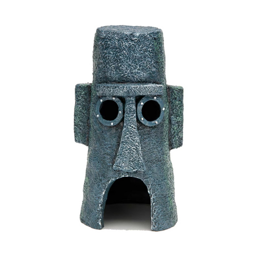 Squidward Easter Island Aquarium Ornament