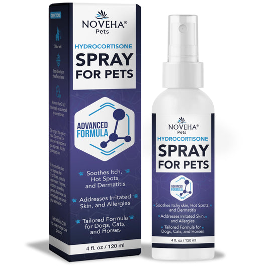 NOVEHA Hot Spot Treatment & Itch Relief for Dogs, Cats, Horses
