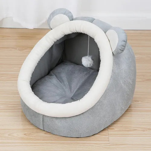 Grey Cat Bed Large