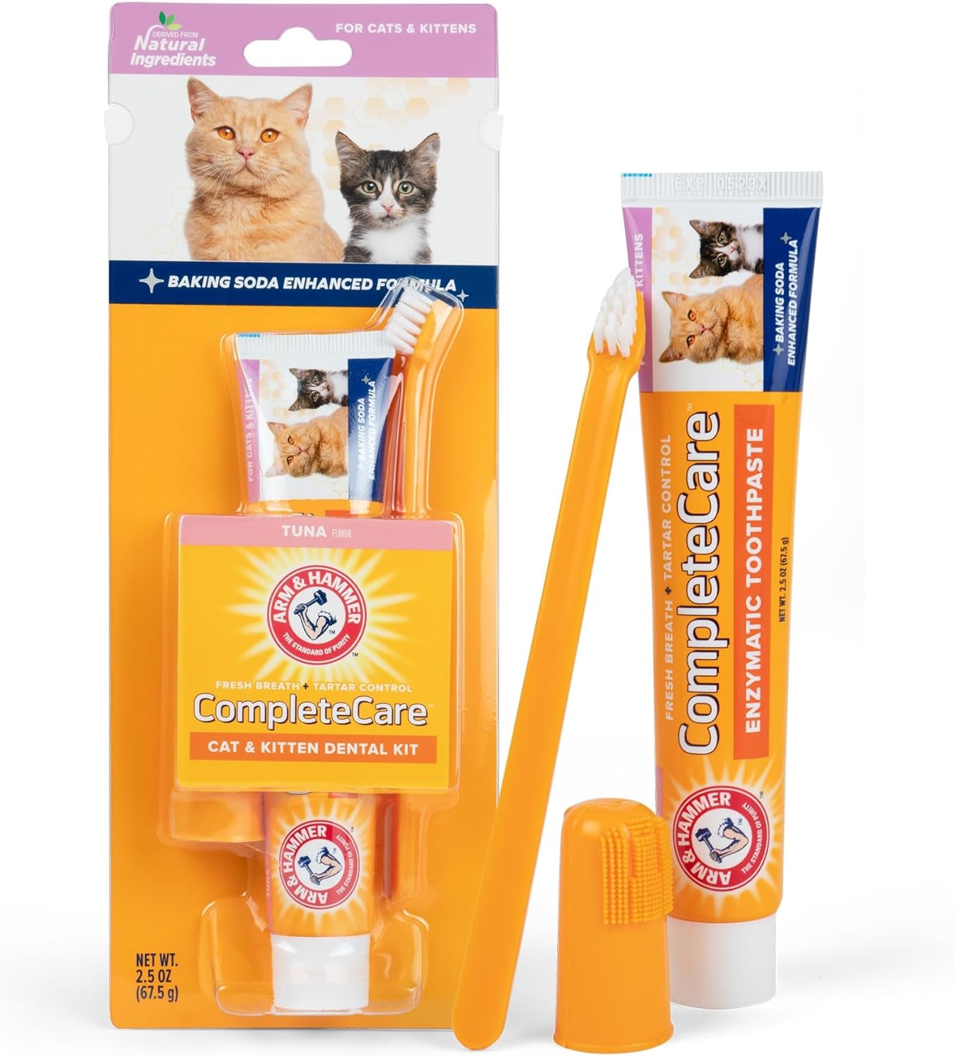 Arm & Hammer for Pets Complete Care Cat & Kitten Dental Kit 3pcs