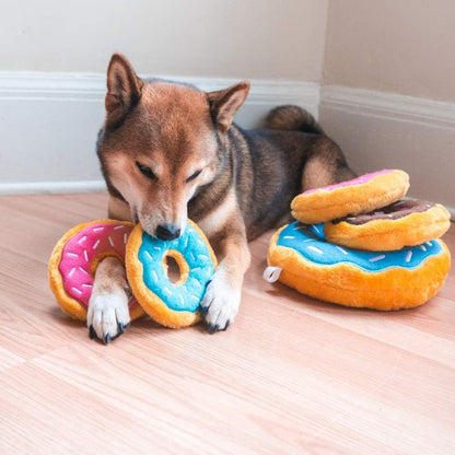 ZippyPaws - Original Donutz - No Stuffing, Squeak Dog Toy