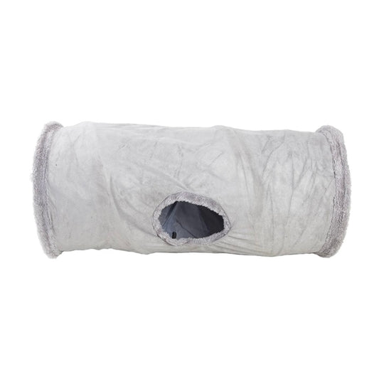 Plush Collapsible Cat Tunnel With Hanging Ball Toy