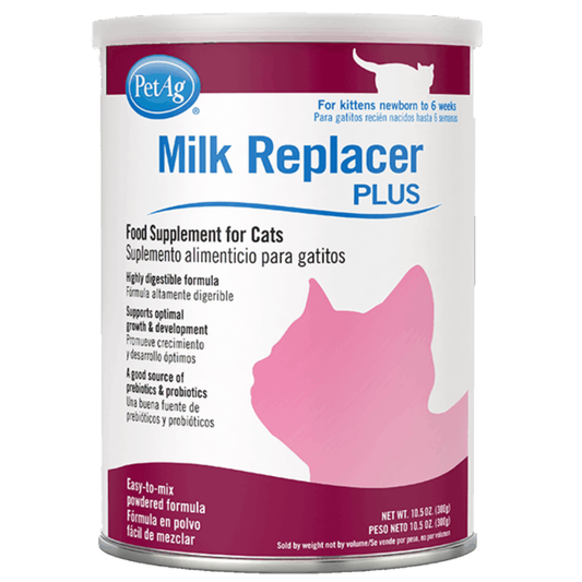 PET AG Milk Replacer Plus Powder for Kittens 10.5 oz