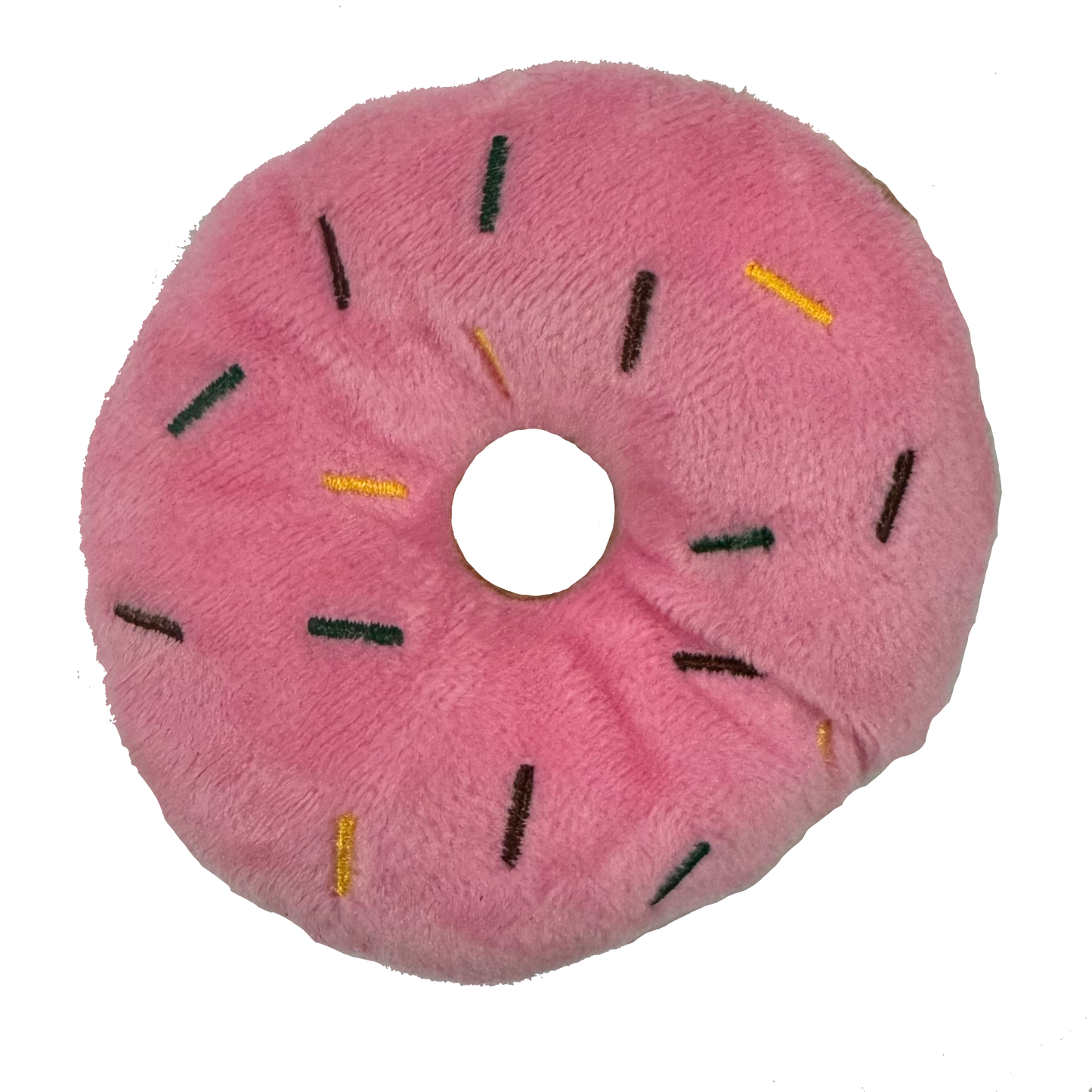 Small Donut Squeak Dog Toy