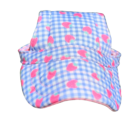 Strawberry Plaid Hat