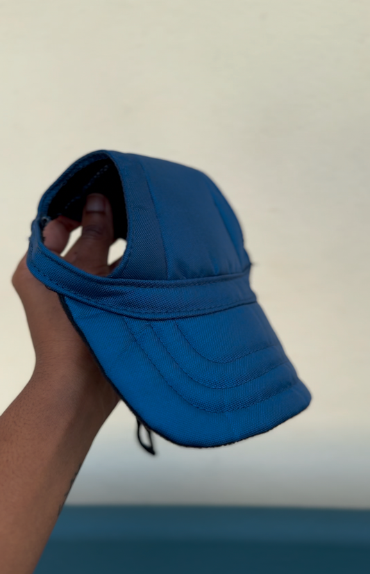Navy Blue Baseball Dog Hat (SMALL)